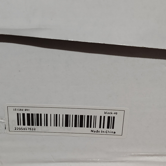 Women's Chunky Platform Combat Boots Size 40=8 Black Boots - Picture 9 of 9